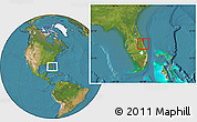 Satellite Location Map of ZIP code 32901