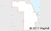 Silver Style Simple Map of ZIP code 32901