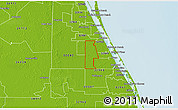 Physical 3D Map of ZIP code 32909