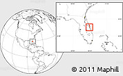 Blank Location Map of ZIP code 32922