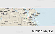 Classic Style Panoramic Map of ZIP code 32922