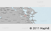 Gray Panoramic Map of ZIP code 32922