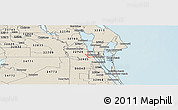 Shaded Relief Panoramic Map of ZIP code 32922