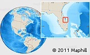 Shaded Relief Location Map of ZIP code 32925