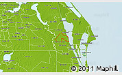Physical 3D Map of ZIP code 32927