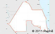 Silver Style Simple Map of ZIP code 32927