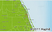 Physical 3D Map of ZIP code 32962