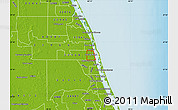 Physical Map of ZIP code 32962