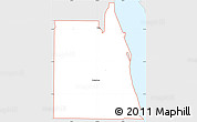 Silver Style Simple Map of ZIP code 32962