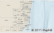 Classic Style 3D Map of ZIP code 33009
