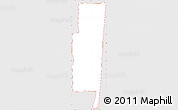 Silver Style Simple Map of ZIP code 33019, cropped outside