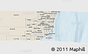 Classic Style Panoramic Map of ZIP code 33023