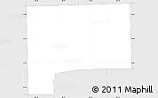Silver Style Simple Map of ZIP code 33025