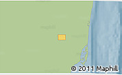 Savanna Style 3D Map of ZIP code 33027, single color outside
