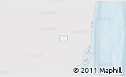 Silver Style 3D Map of ZIP code 33027, single color outside