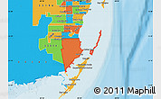 Political Map of ZIP code 33035