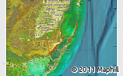Satellite Map of ZIP code 33035