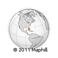 Outline Map of ZIP Code 33035