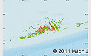 Physical Map of ZIP code 33042