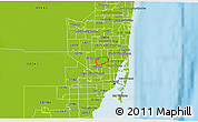 Physical 3D Map of ZIP code 33054