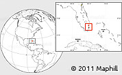 Blank Location Map of ZIP code 33056