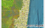Satellite Map of ZIP code 33063