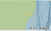 Savanna Style 3D Map of ZIP code 33122, single color outside