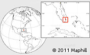 Blank Location Map of ZIP code 33122
