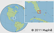Savanna Style Location Map of ZIP code 33122