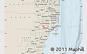 Classic Style Map of ZIP code 33122