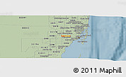 Savanna Style Panoramic Map of ZIP code 33122