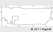 Blank Simple Map of ZIP code 33122