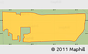 Savanna Style Simple Map of ZIP code 33122