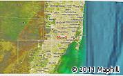 Satellite 3D Map of ZIP code 33126