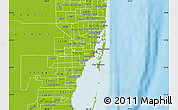 Physical Map of ZIP code 33130