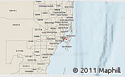 Classic Style 3D Map of ZIP code 33132