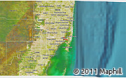 Satellite 3D Map of ZIP code 33132