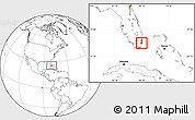 Blank Location Map of ZIP code 33132
