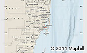 Classic Style Map of ZIP code 33132