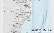 Silver Style Map of ZIP code 33132