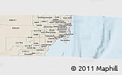 Classic Style Panoramic Map of ZIP code 33132