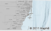 Gray 3D Map of ZIP code 33135