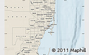 Classic Style Map of ZIP code 33135