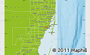 Physical Map of ZIP code 33135