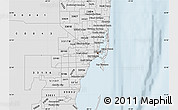 Silver Style Map of ZIP code 33135