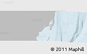 Gray Panoramic Map of ZIP code 33135, single color outside