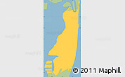Savanna Style Simple Map of ZIP code 33140