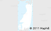 Silver Style Simple Map of ZIP code 33140