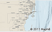 Classic Style 3D Map of ZIP code 33143
