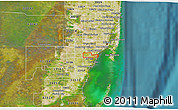 Satellite 3D Map of ZIP code 33143